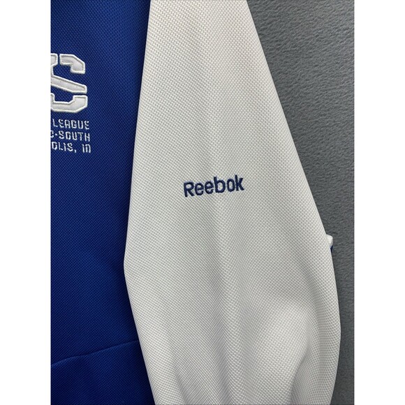 NFL On Field Reebok Pullover Hoodie Indianapolis COLTS Blue White Size XL - Picture 9 of 15